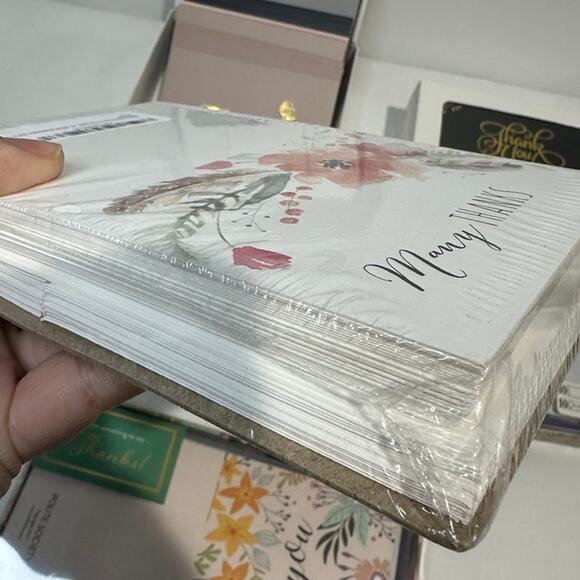 Huge Mixed Lot of Blank THANK YOU Cards - Picture 6 of 7
